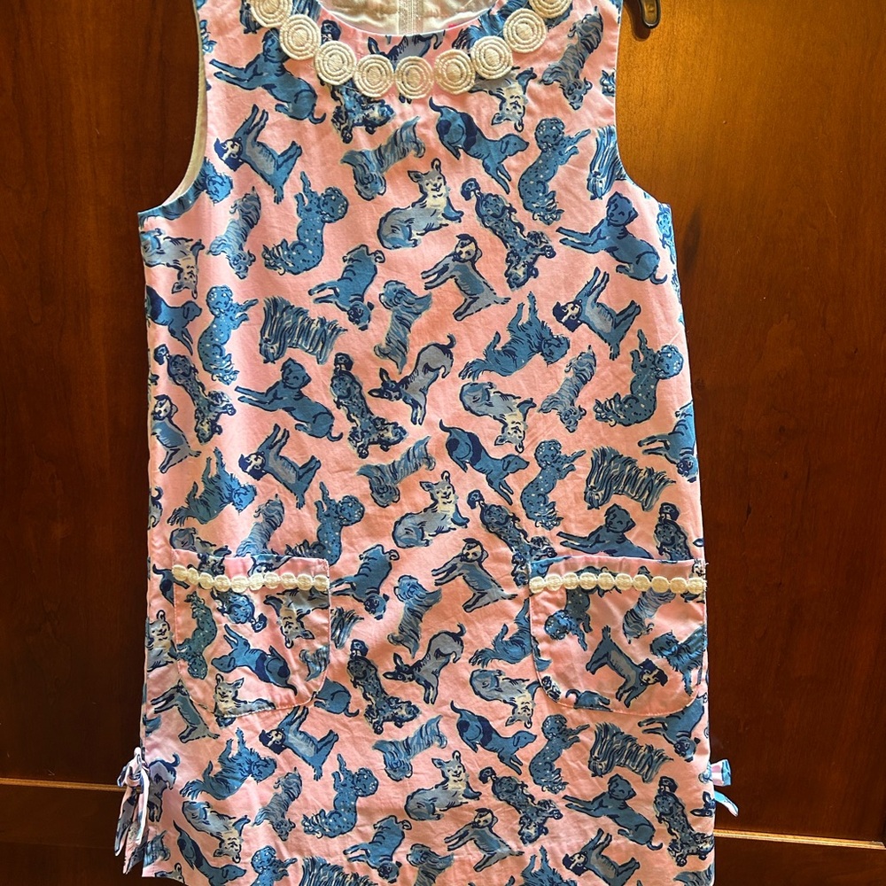 Lilly Pulitzer Pink and Blue Kids Dress